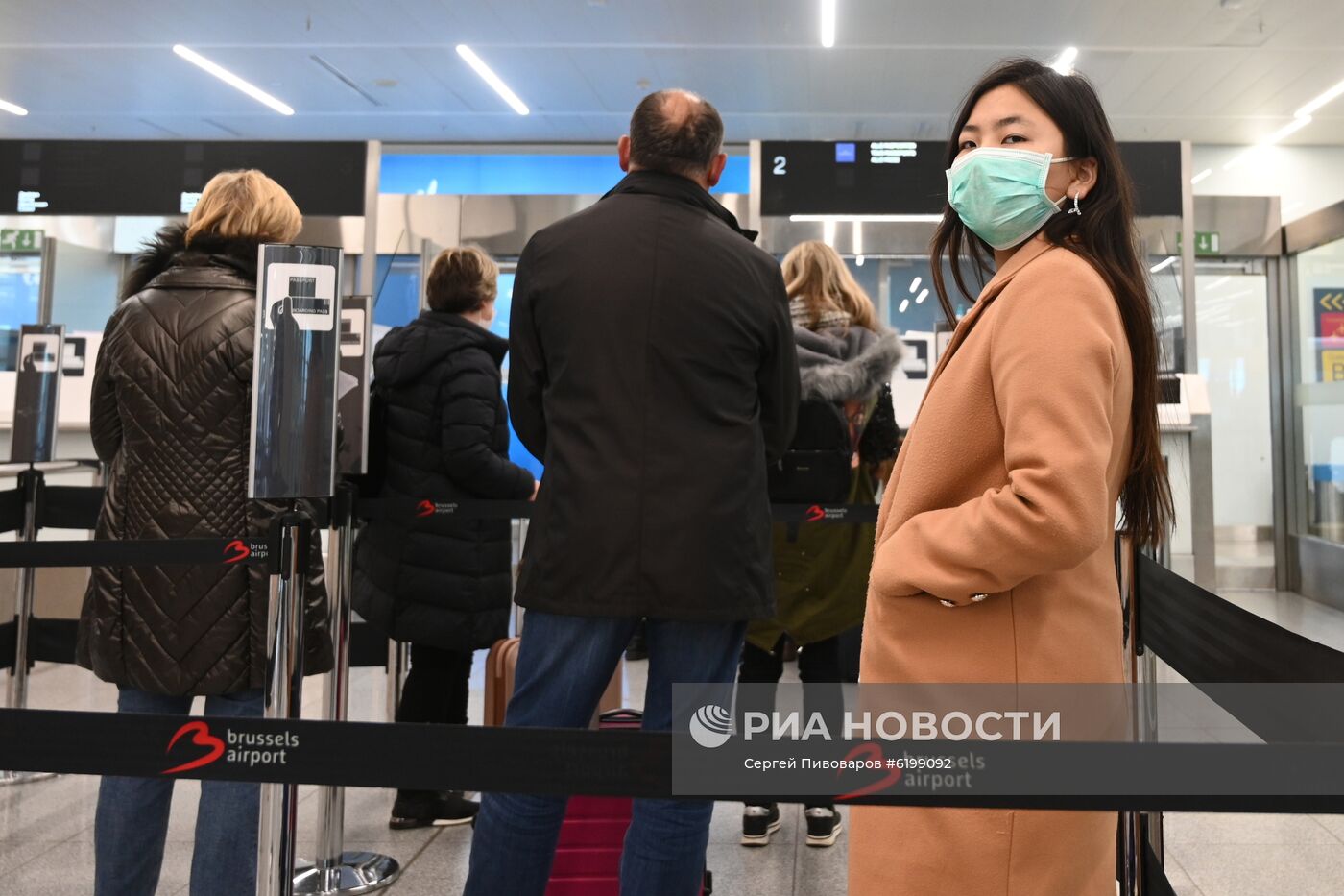 Ситуация в аэропорту Брюсселя в связи с коронавирусом
