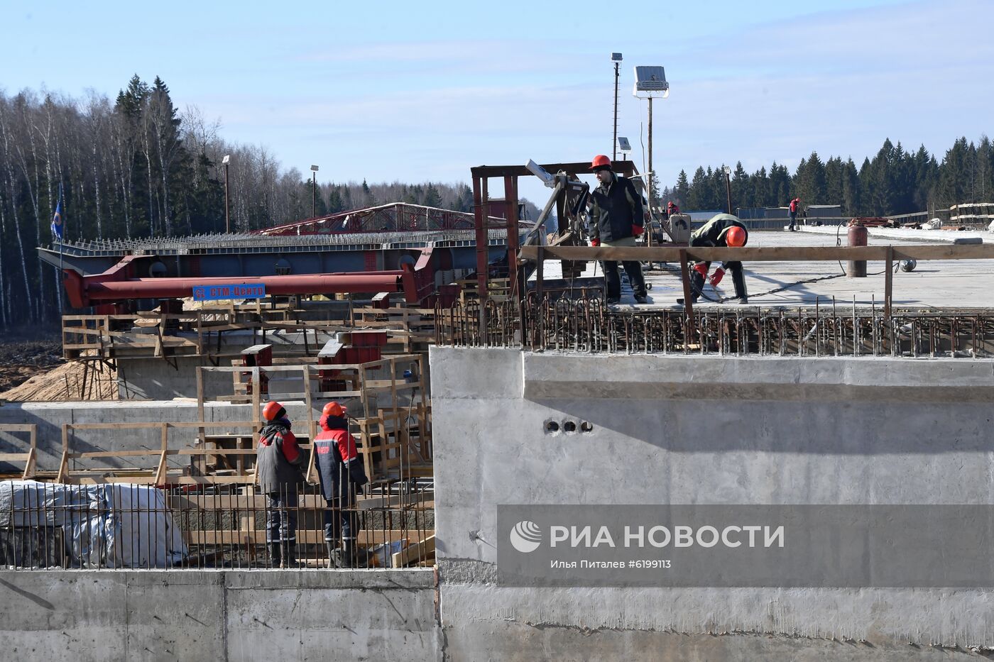 Строительство участков пусковых комплексов ЦКАД-3 и ЦКАД-5