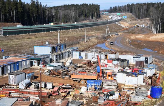 Строительство участков пусковых комплексов ЦКАД-3 и ЦКАД-5