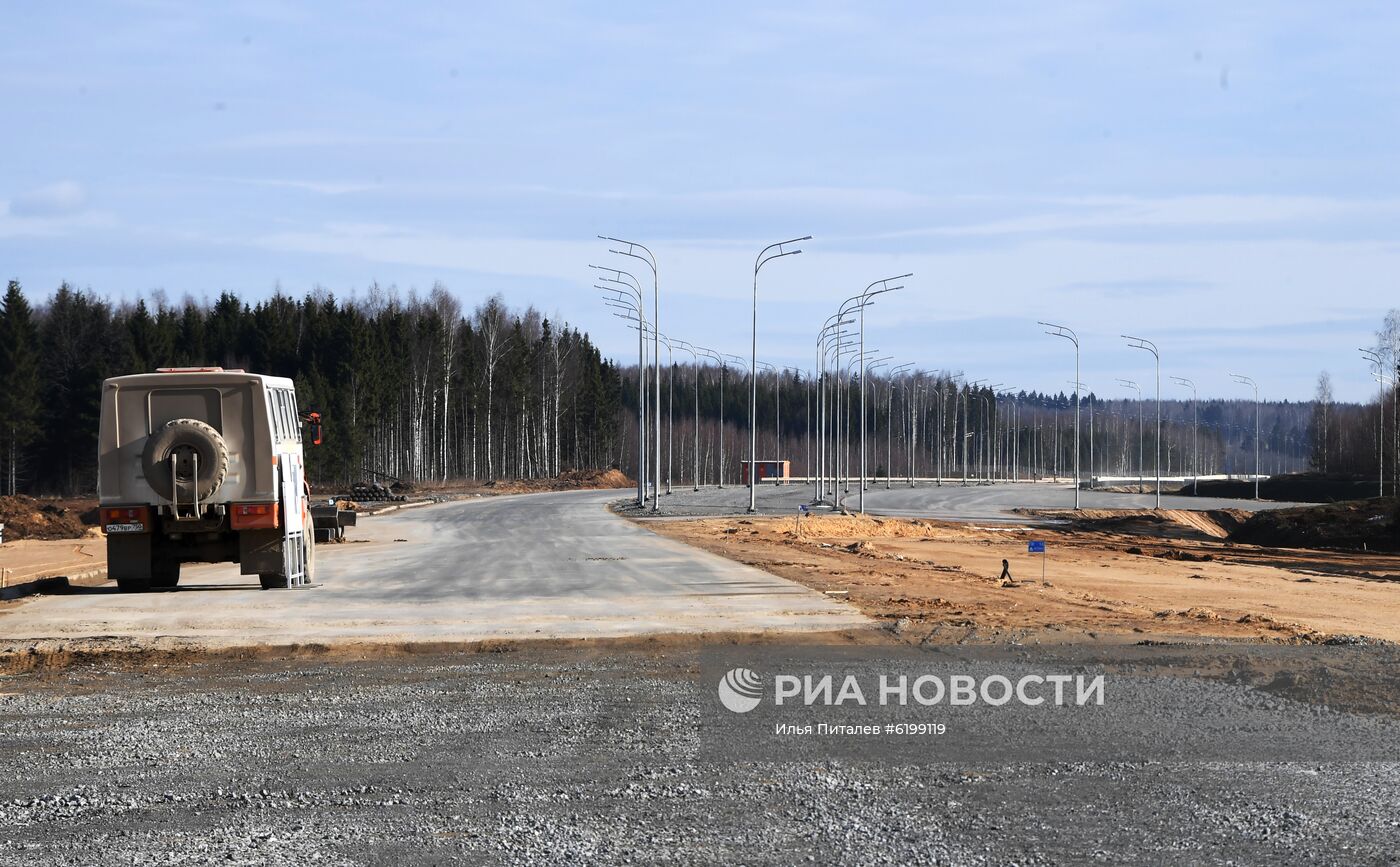 Строительство участков пусковых комплексов ЦКАД-3 и ЦКАД-5