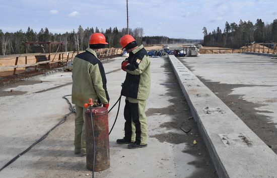 Строительство участков пусковых комплексов ЦКАД-3 и ЦКАД-5