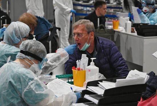 В Шереметьево усилили санитарный контроль в связи с коронавирусом