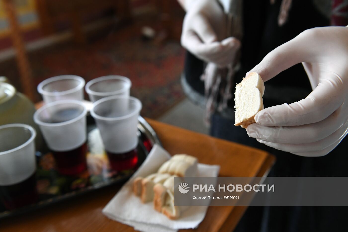 Меры по профилактике коронавируса в храме Святителя Алексия в Рогожской слободе