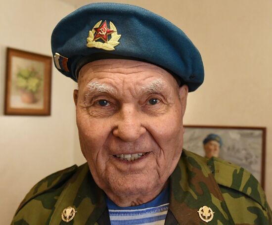Ветеран Великой Отечественной войны Г. Т. Ивкин