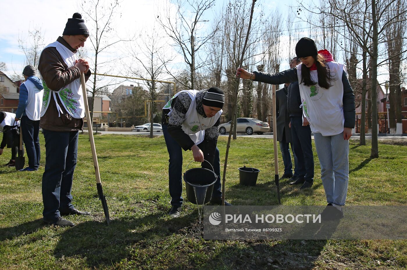 Международная акция "Сад памяти" в Новороссийске