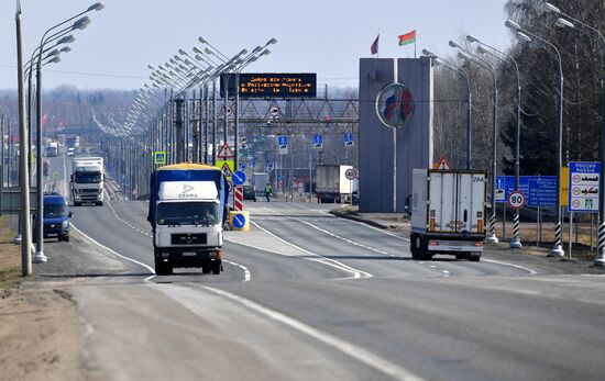 Ситуация на границе Белоруссии и РФ