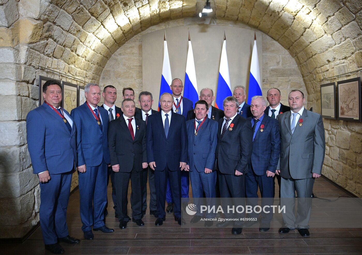 Рабочая поездка президента В. Путина в Крым
