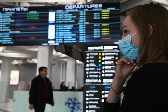 Усиление санитарного контроля в аэропорту Толмачево