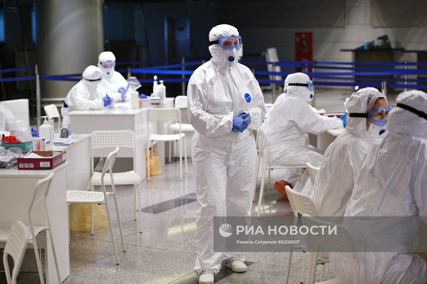 Усиление санитарного контроля в аэропорту Внуково в связи с коронавирусом