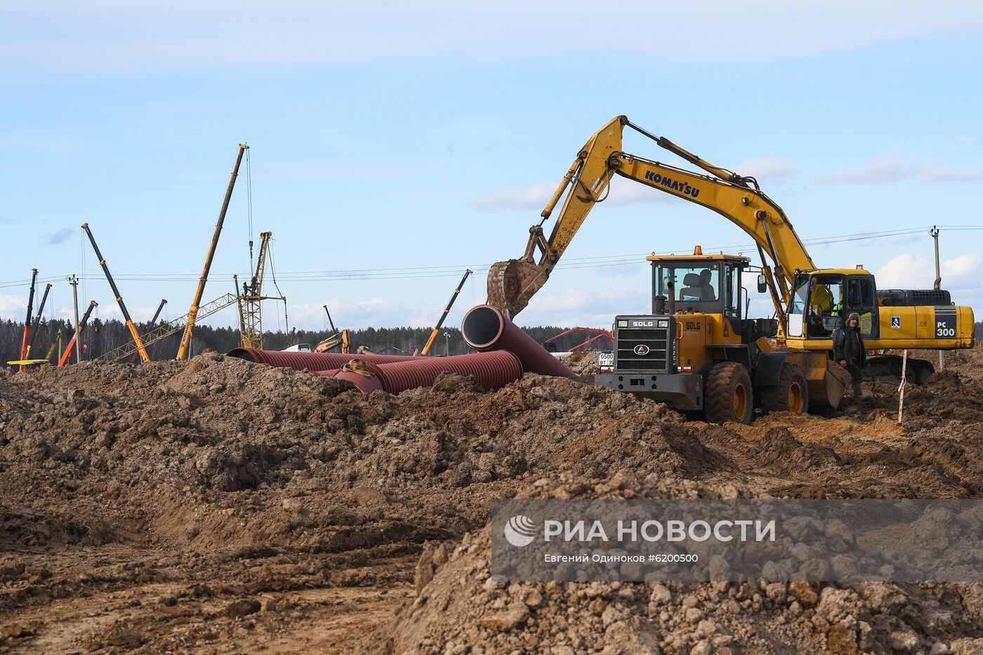 Продолжается строительство инфекционной больницы в Новой Москве