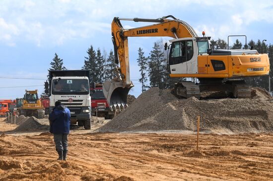 Продолжается строительство инфекционной больницы в Новой Москве