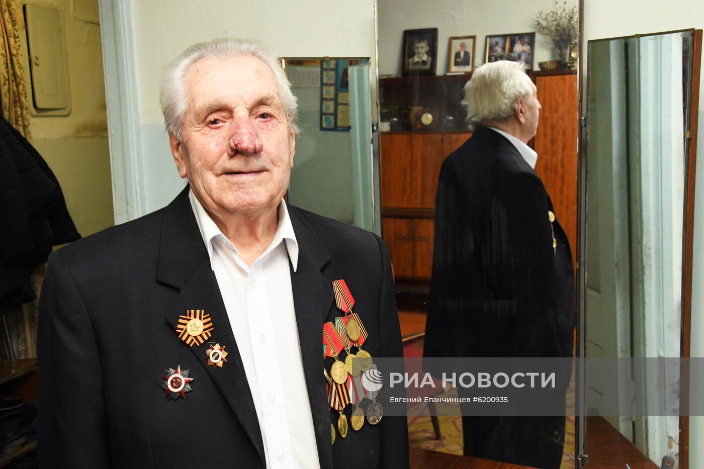 Ветеран Великой Отечественной войны Д. Б. Тарасов
