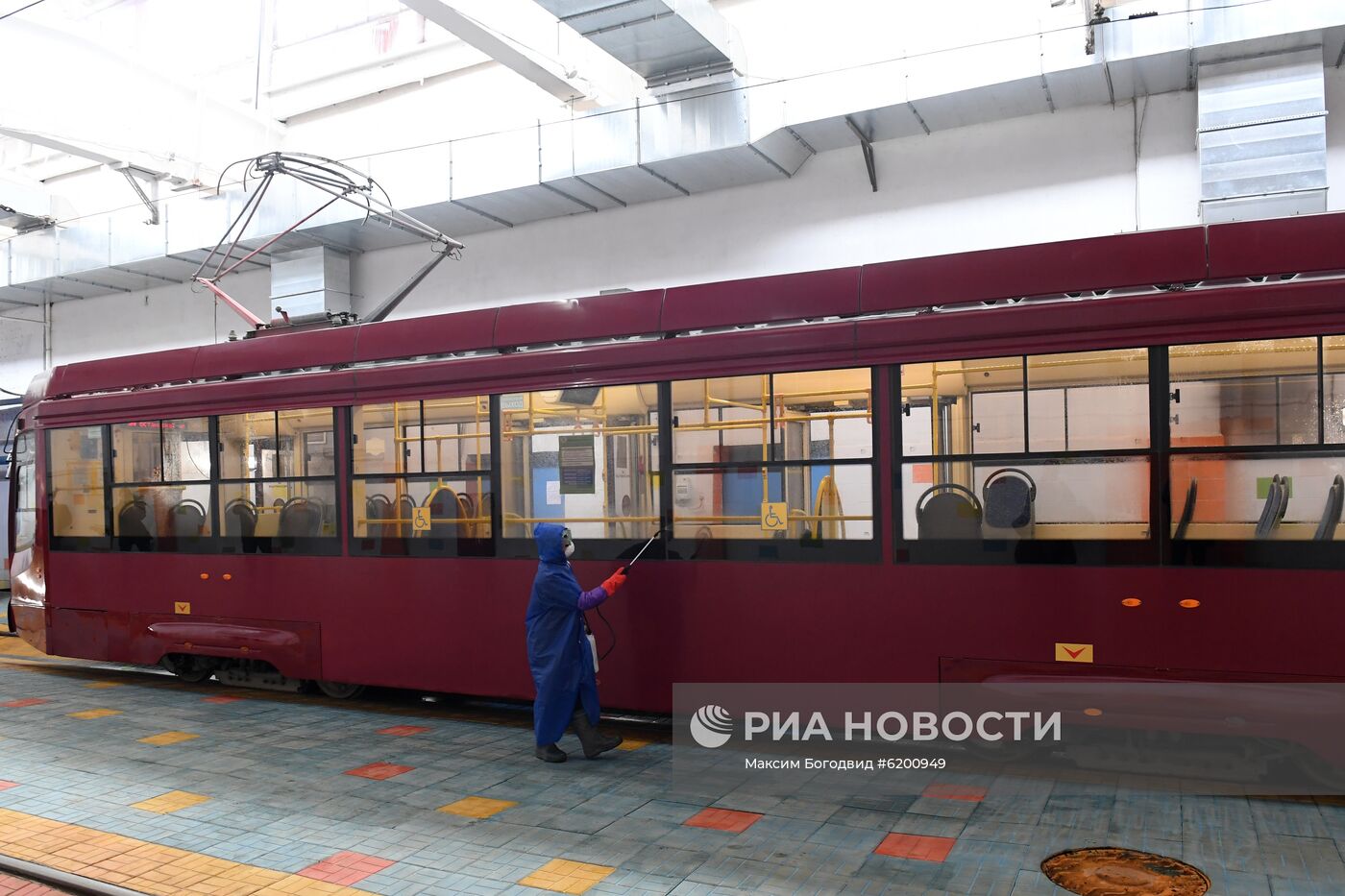 Дезинфекция общественного транспорта в Казани