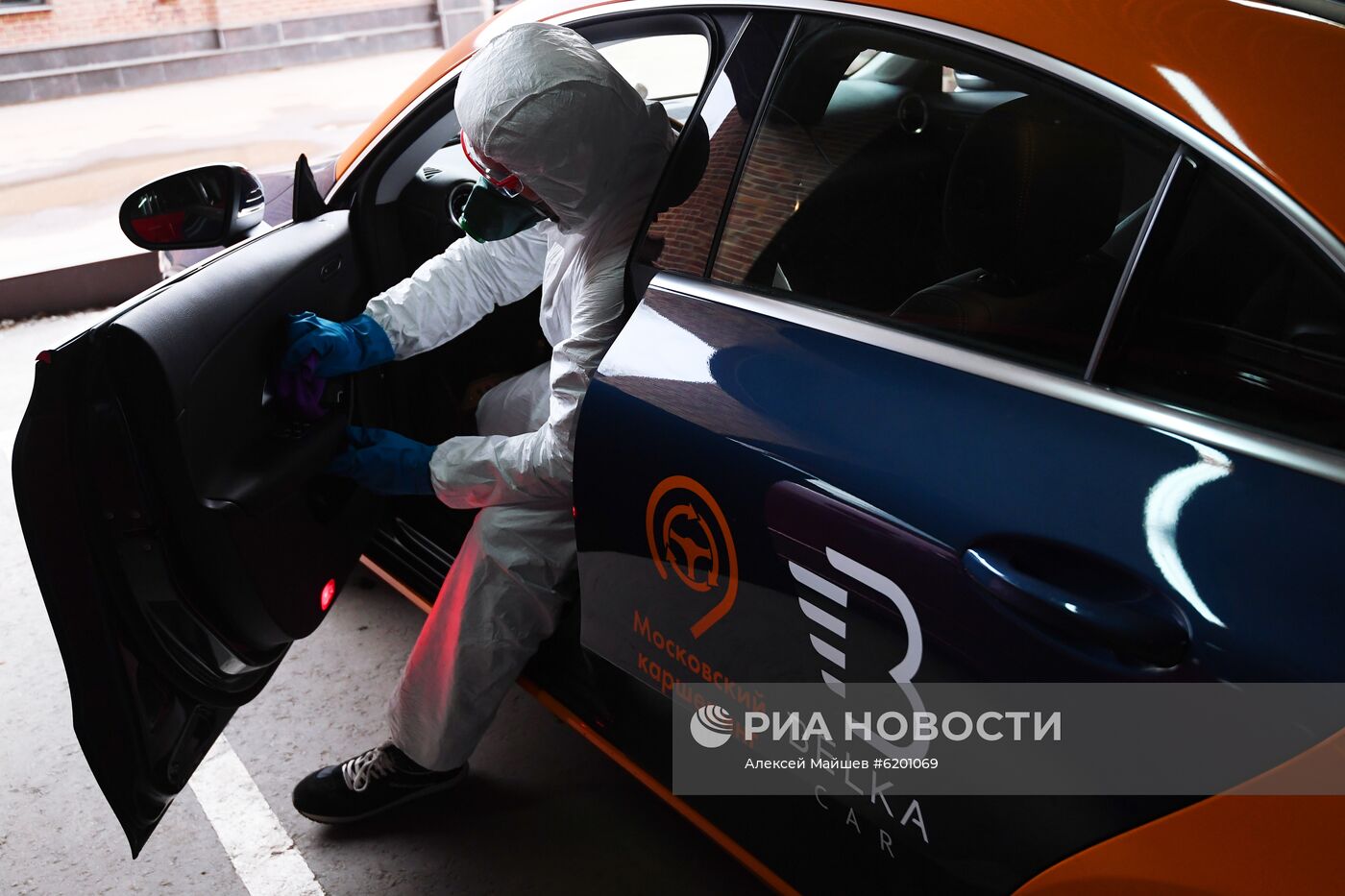 Дезинфекция автомобилей каршеринга в Москве