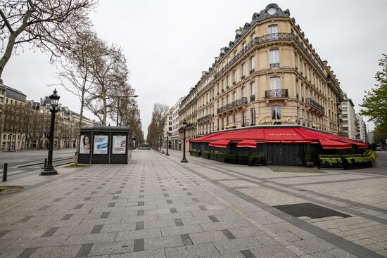 Ситуация в Париже в связи с коронавирусом