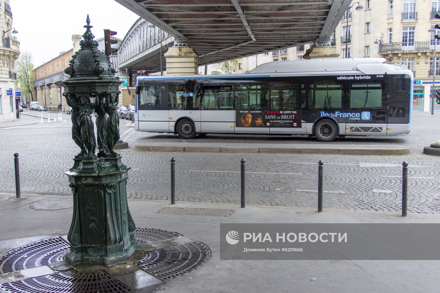 Ситуация в Париже в связи с коронавирусом