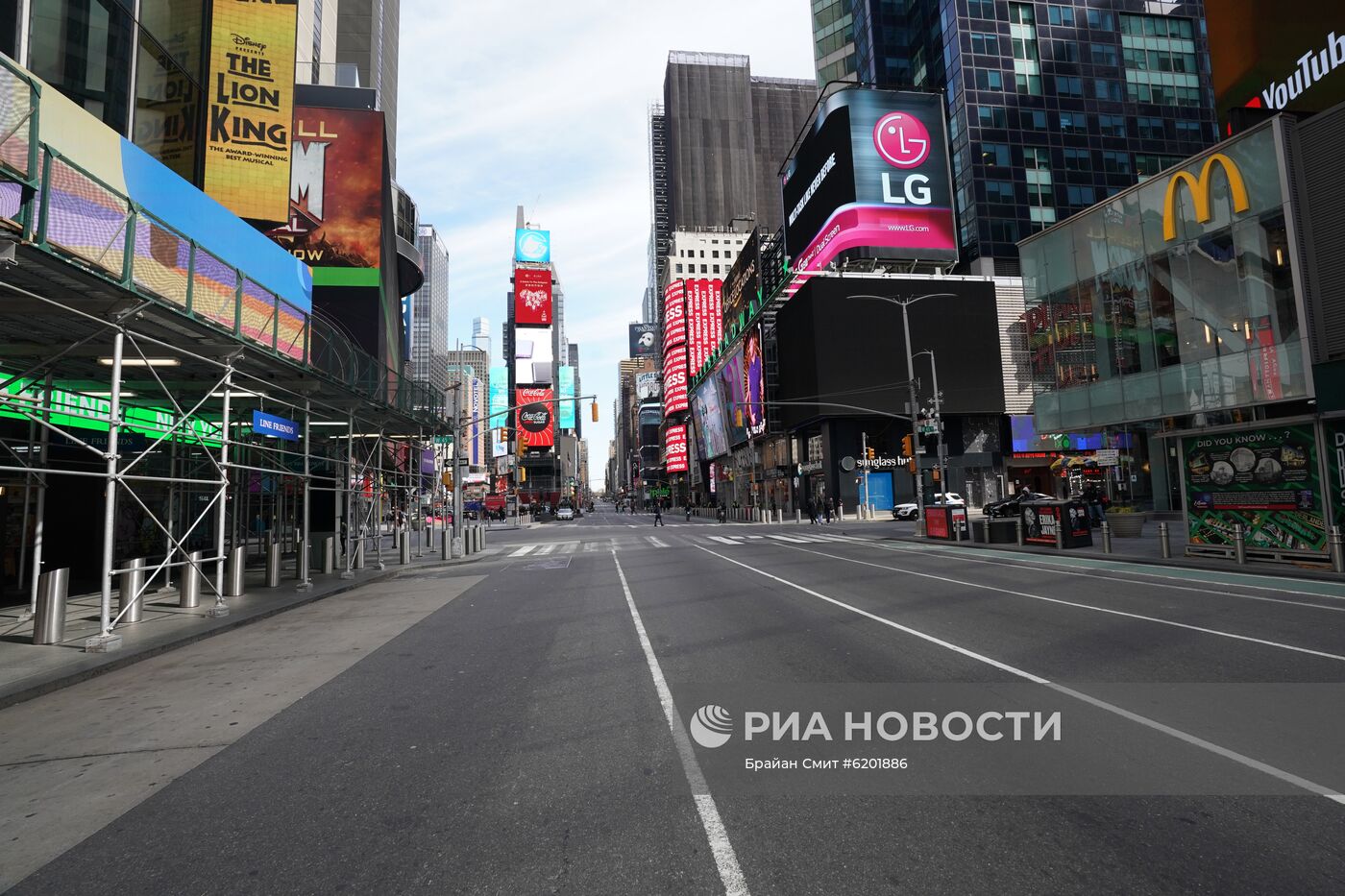 В Нью-Йорке введён режим ЧС в связи с коронавирусом