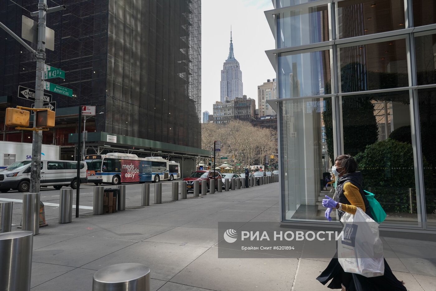 В Нью-Йорке введён режим ЧС в связи с коронавирусом