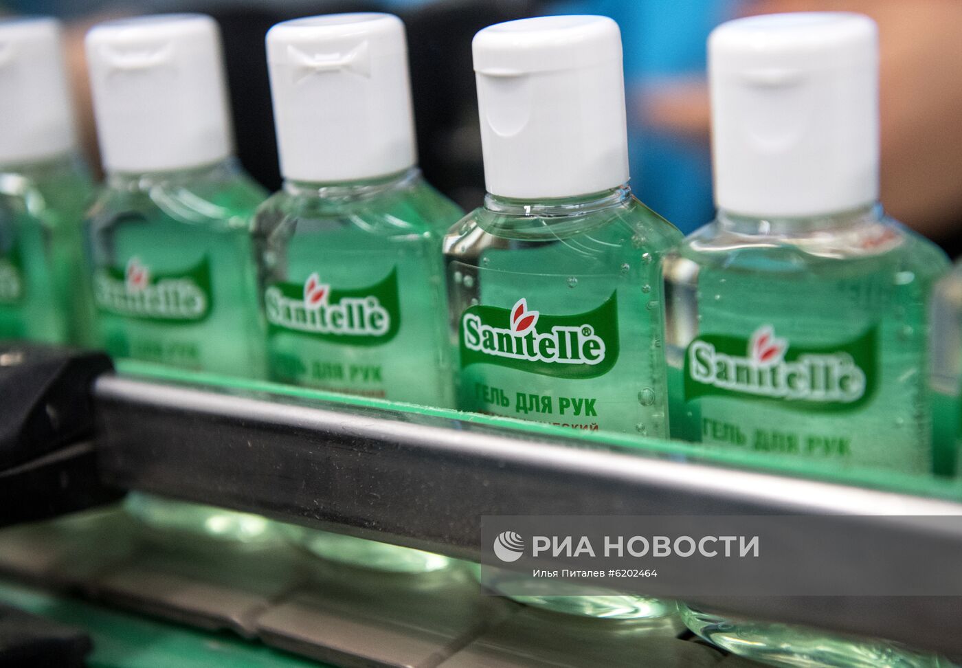 Производство антисептических средств Sanitelle в Москве 