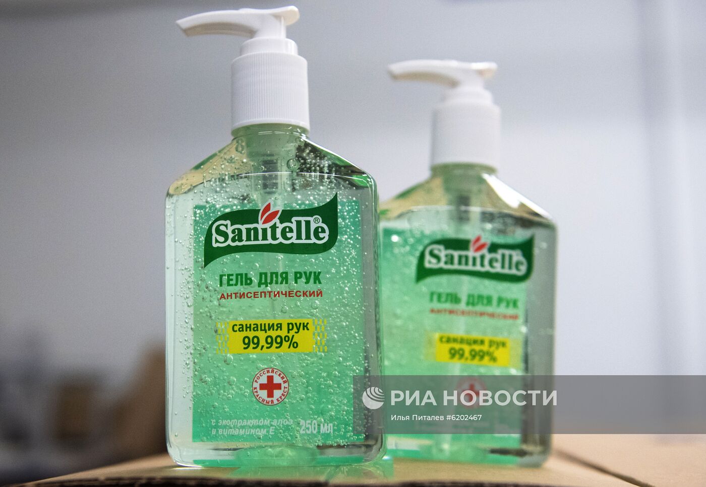 Производство антисептических средств Sanitelle в Москве 