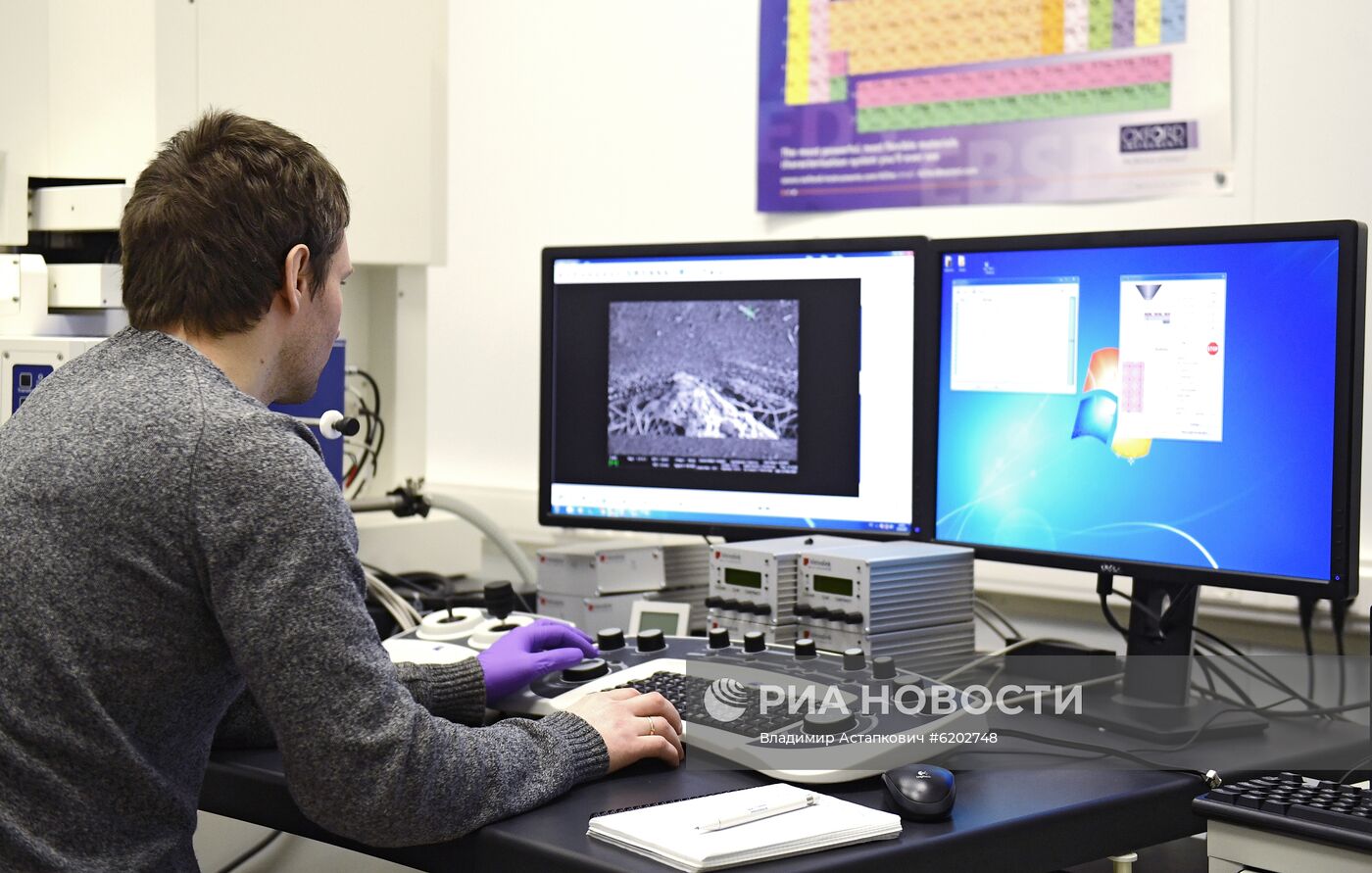 Демонстрация диагностики для обнаружения коронавируса центром ФМБА России