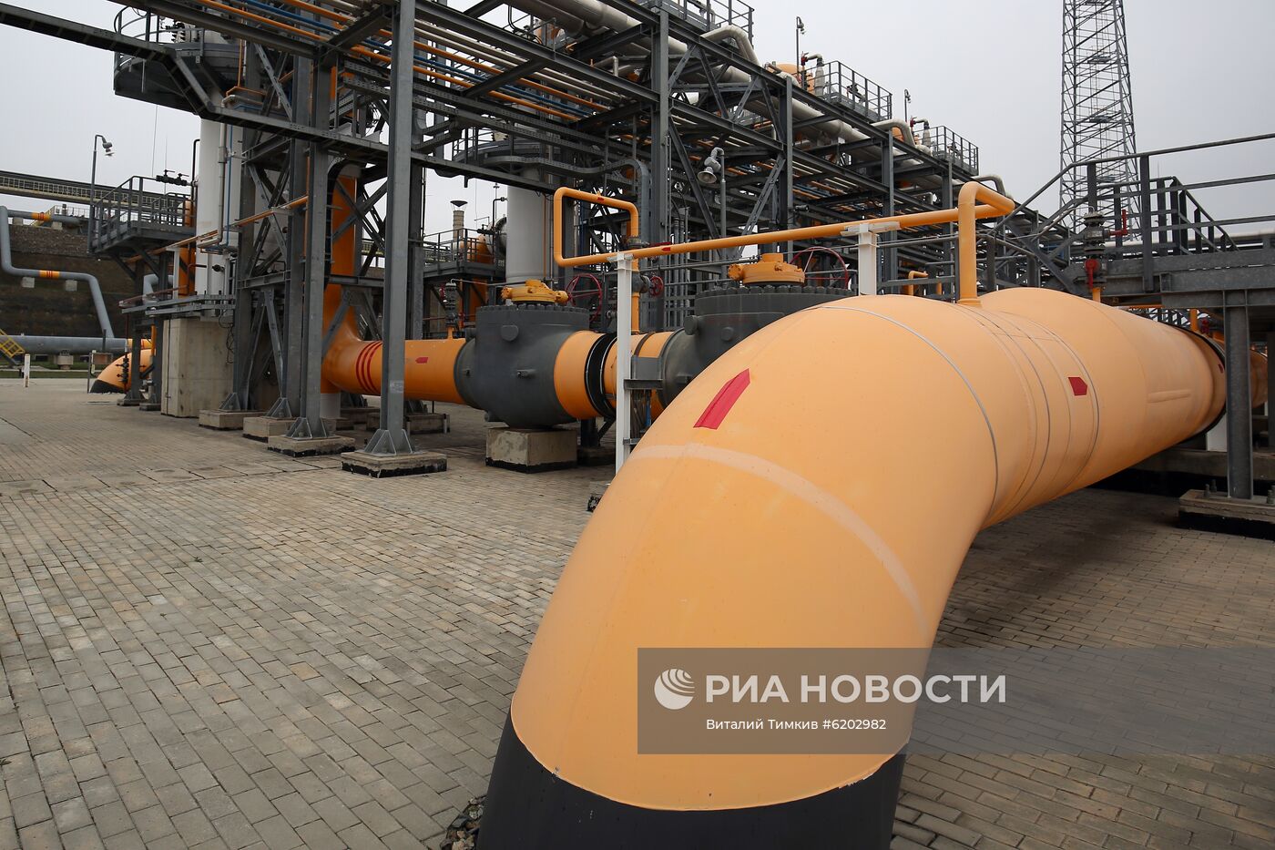 Компрессорные станции "Казачья" и "Русская" в Краснодарском крае