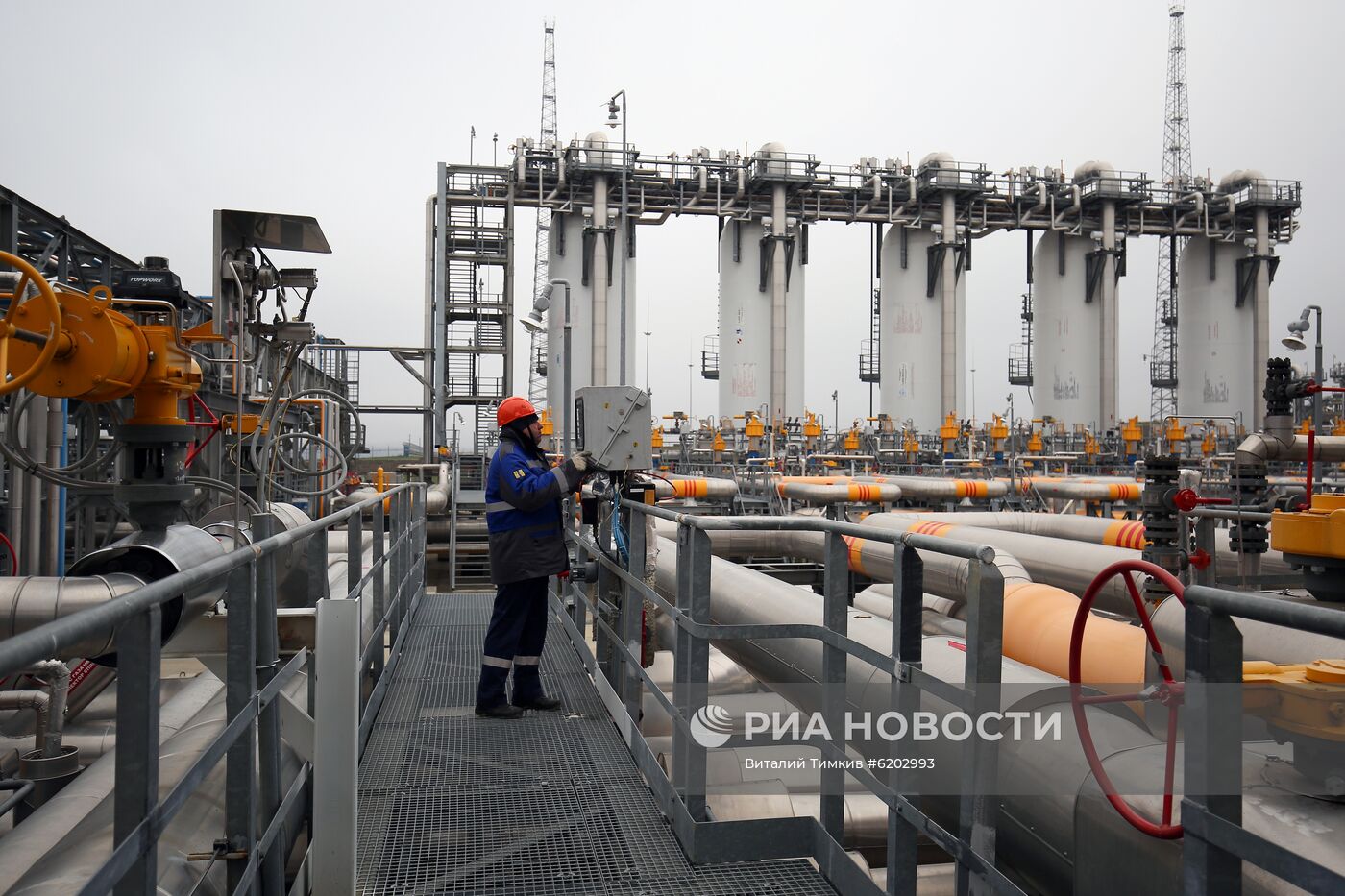 Компрессорные станции "Казачья" и "Русская" в Краснодарском крае