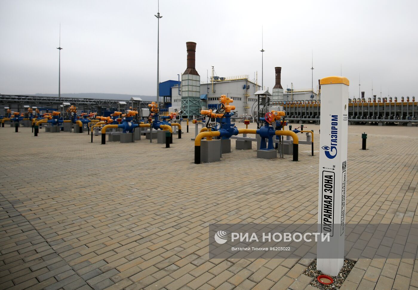 Компрессорные станции "Казачья" и "Русская" в Краснодарском крае