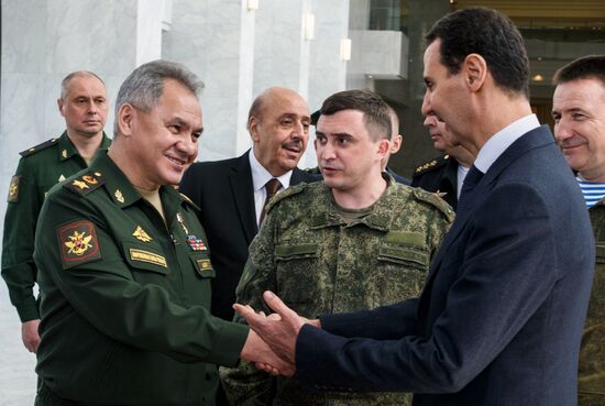 Рабочий визит министра обороны РФ С. Шойгу в Сирию 