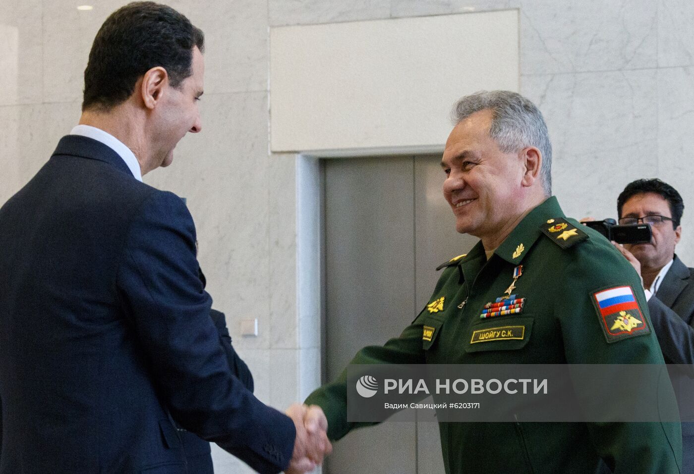 Рабочий визит министра обороны РФ С. Шойгу в Сирию