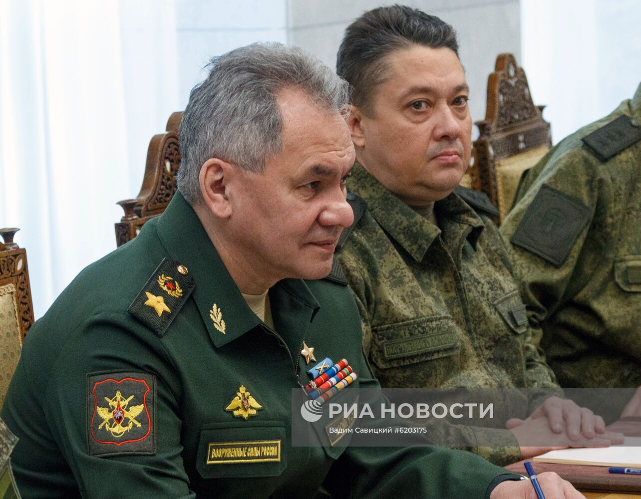 Рабочий визит министра обороны РФ С. Шойгу в Сирию