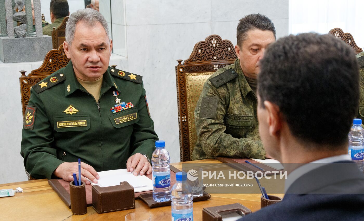 Рабочий визит министра обороны РФ С. Шойгу в Сирию