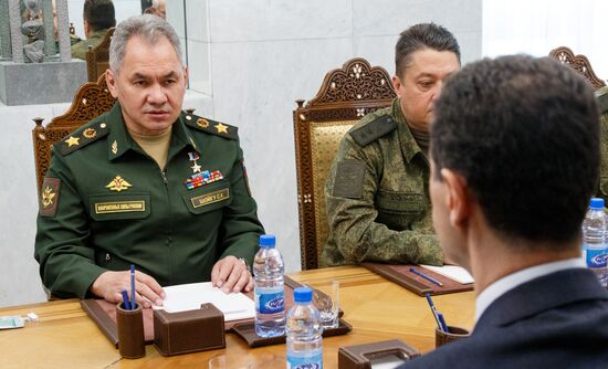 Рабочий визит министра обороны РФ С. Шойгу в Сирию 