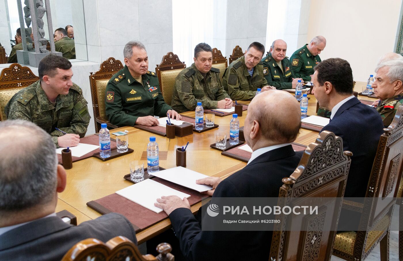 Рабочий визит министра обороны РФ С. Шойгу в Сирию