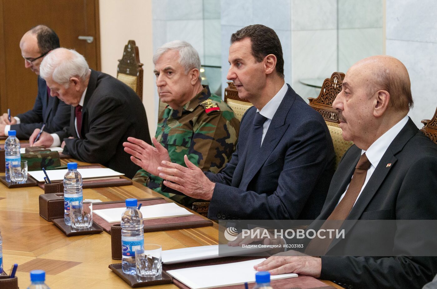 Рабочий визит министра обороны РФ С. Шойгу в Сирию