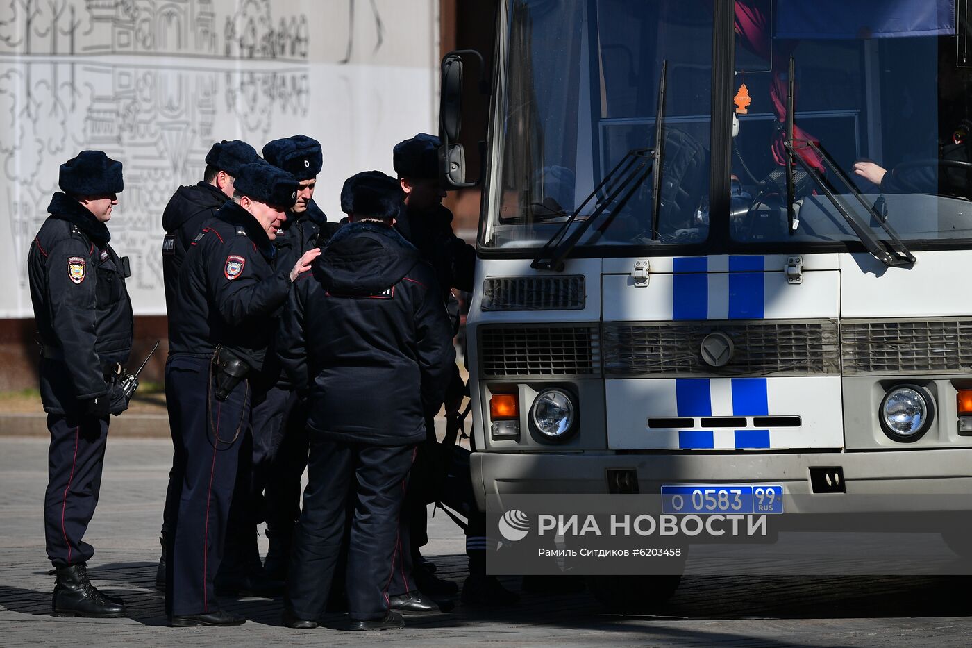 Полиция на улицах Москвы