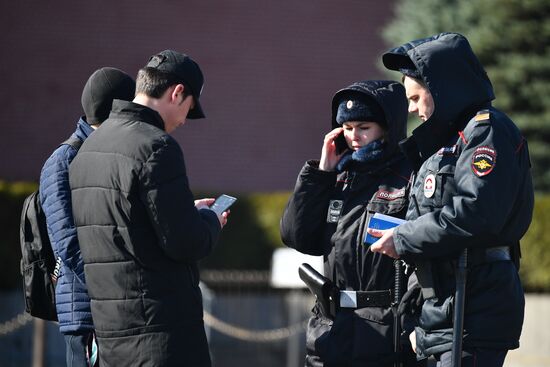 Полиция на улицах Москвы