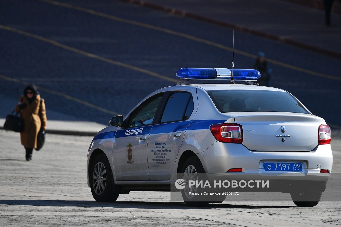 Полиция на улицах Москвы