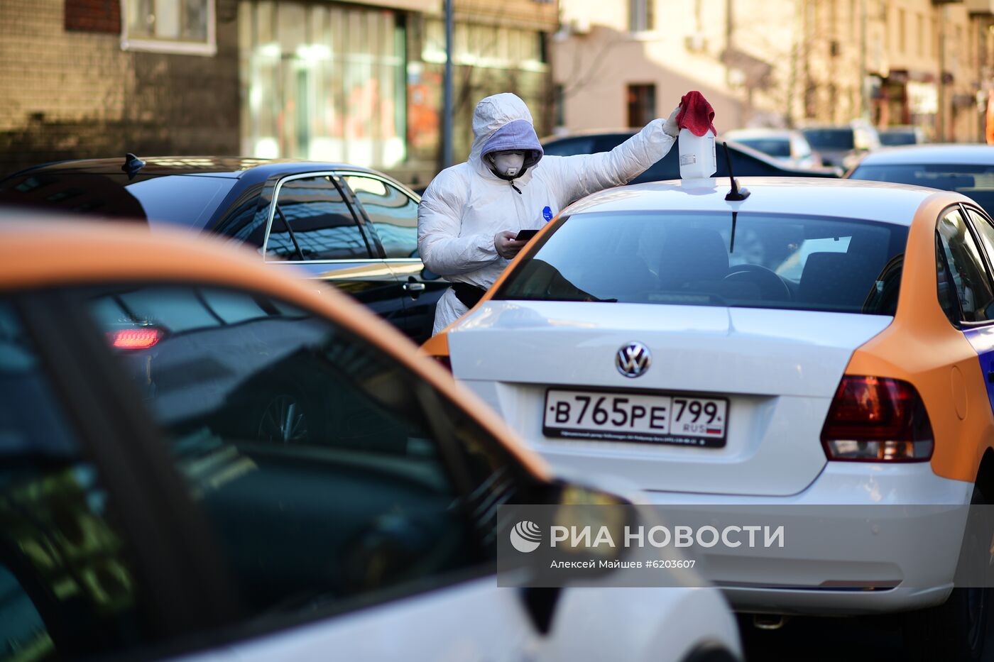 Запуск экспресс-дезинфекции автомобилей каршеринга "Яндекс. Драйв" в Москве