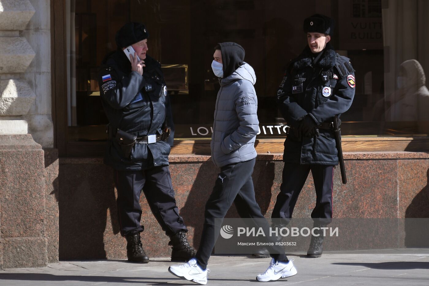 Полиция на улицах Москвы