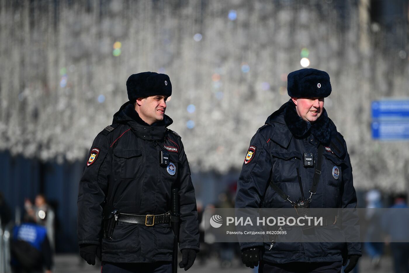 Полиция на улицах Москвы