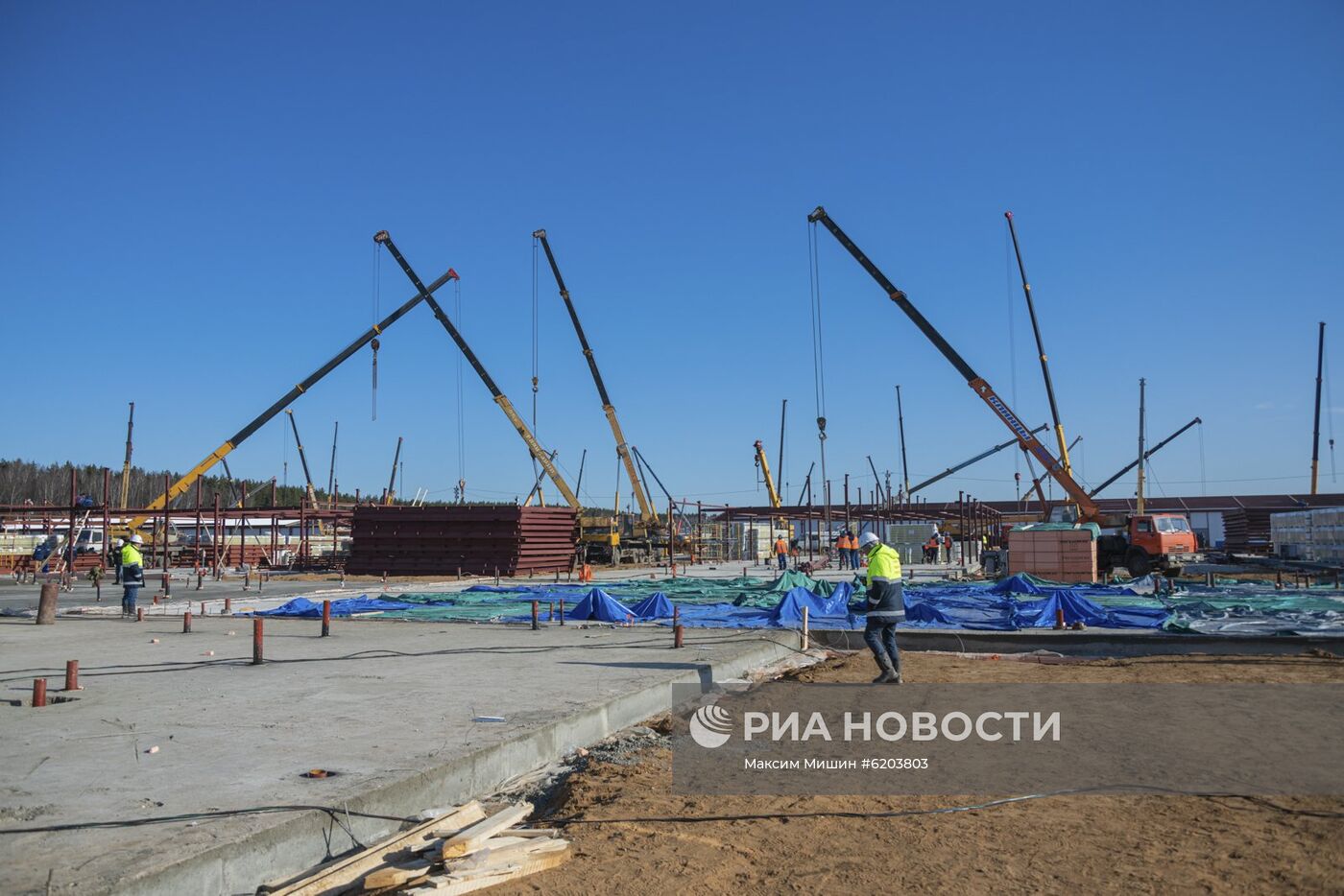 Строительство инфекционной больницы в ТиНАО