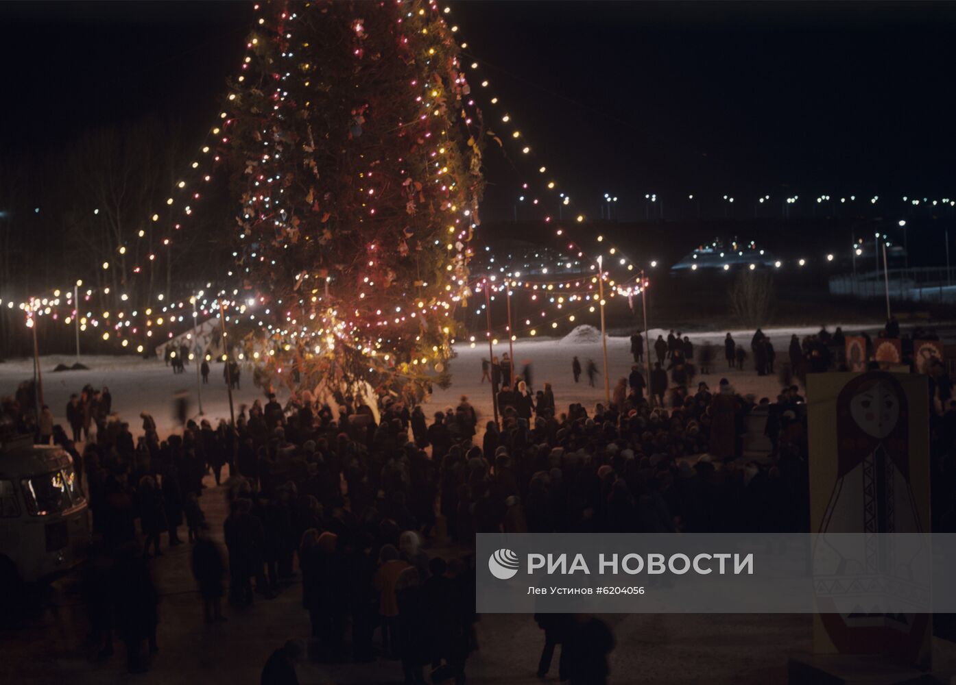 Празднование Нового года в Красноярске