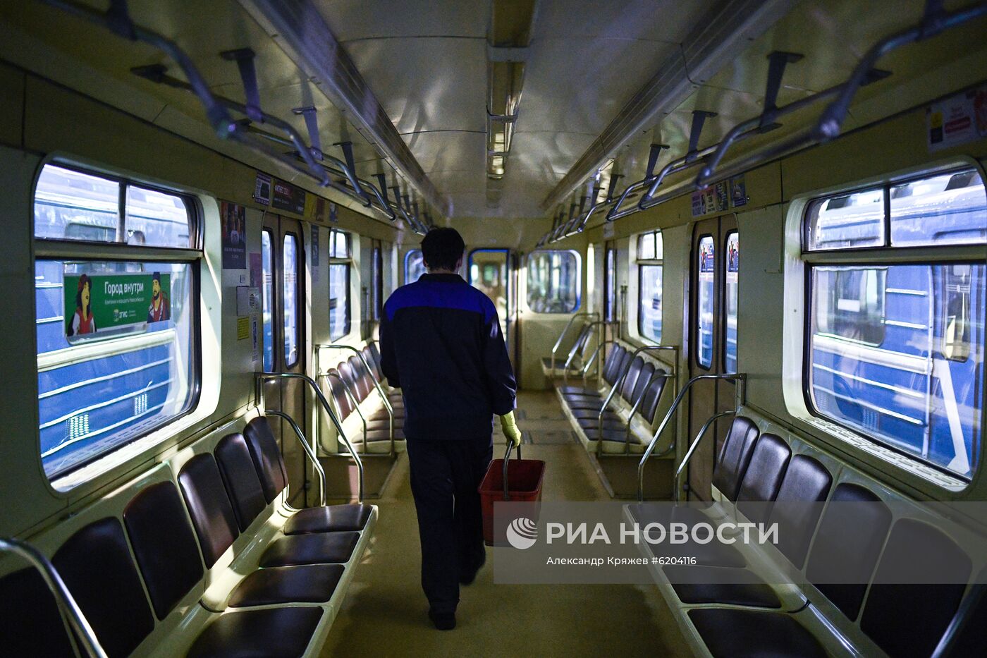 Дезинфекция метрополитена в Новосибирске