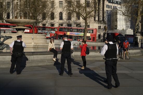 Ситуация в Лондоне в связи с коронавирусом
