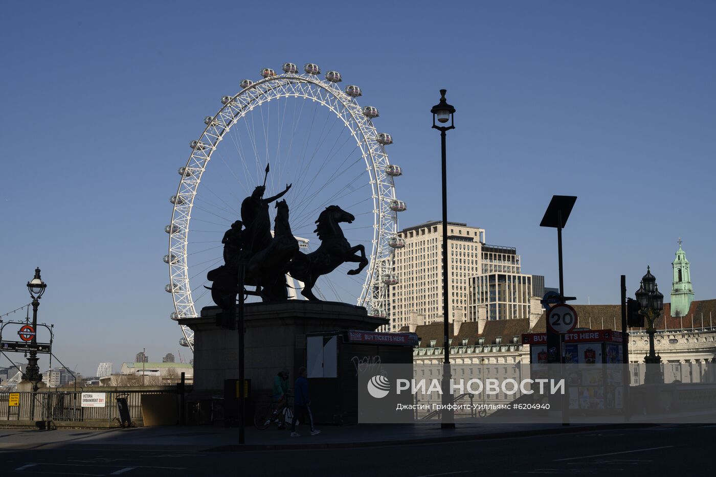 Ситуация в Лондоне в связи с коронавирусом