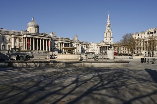 Ситуация в Лондоне в связи с коронавирусом