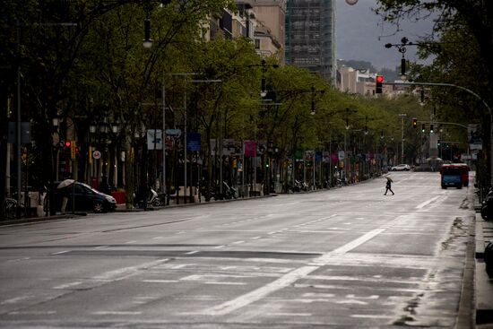 Ситуация в Барселоне в связи с коронавирусом