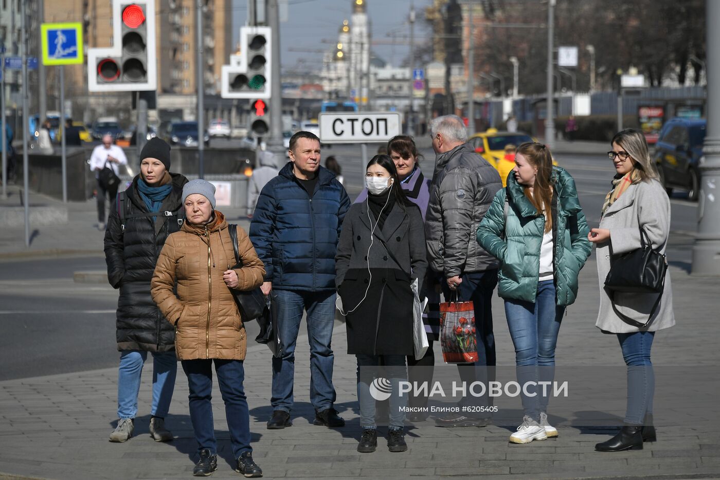 Теплая погода в Москве 