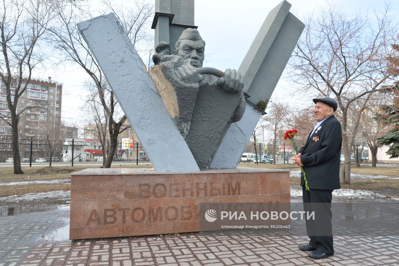 Ветеран Великой Отечественной войны Н. Г. Токсин